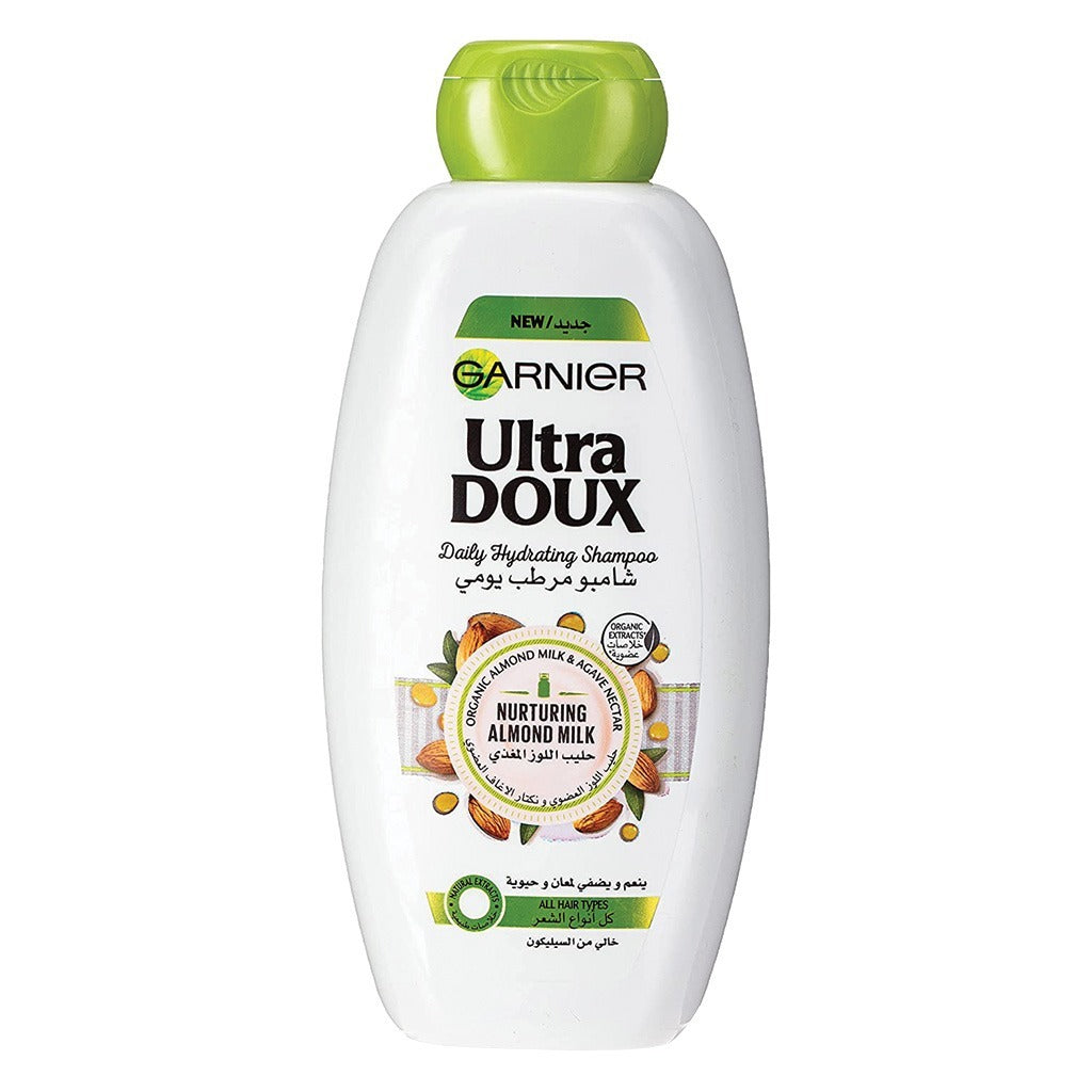 Garnier Ultra Doux Nurturing Almond Milk Daily Hydrating Shampoo 600 mL - Easy Pharmacy LLC