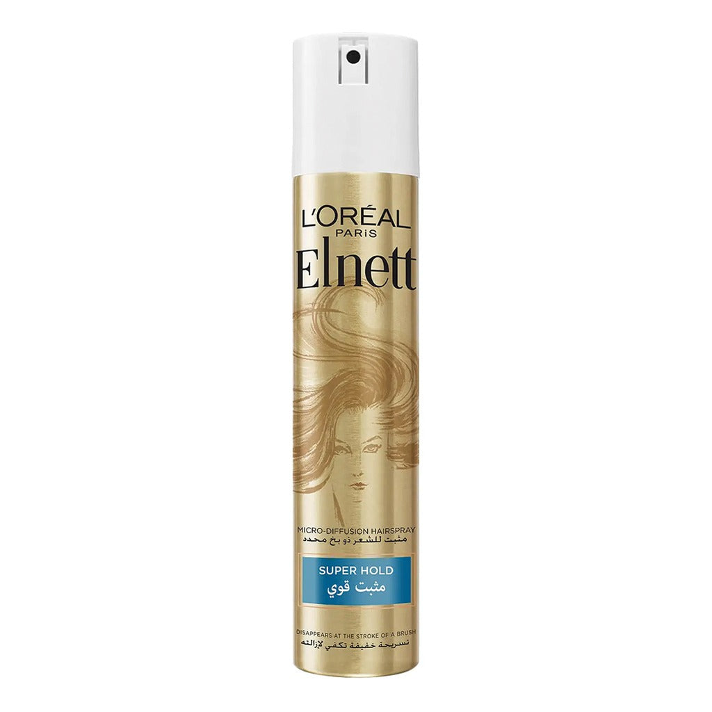 L'oreal Paris Elnett Satin Super Hold Hair Spray 200 mL - Easy Pharmacy LLC