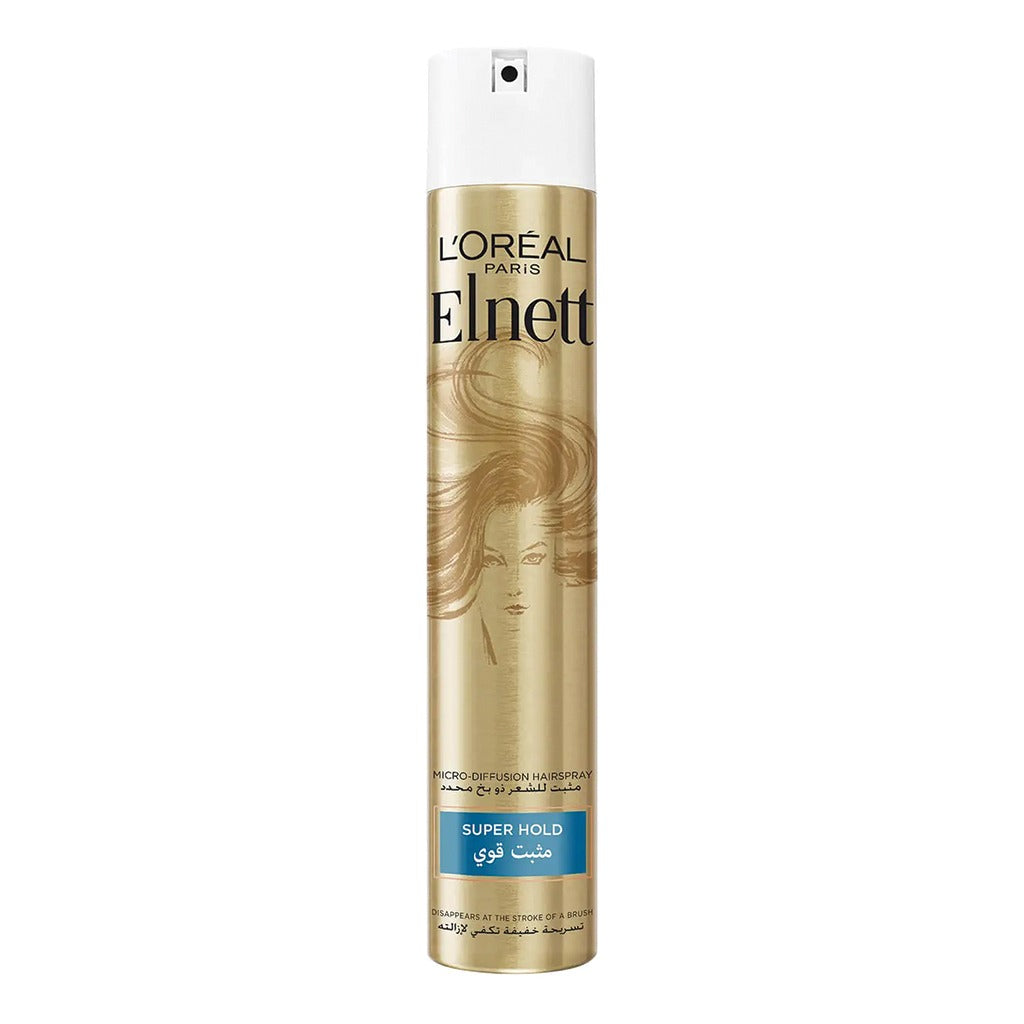 L'oreal Paris Elnett Satin Super Hold Hair Spray 400 mL - Easy Pharmacy LLC