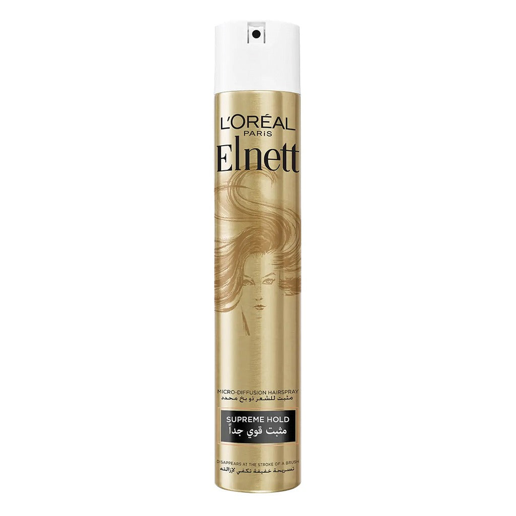 L'oreal Paris Elnett Satin Supreme Hold Hair Spray 400 mL - Easy Pharmacy LLC
