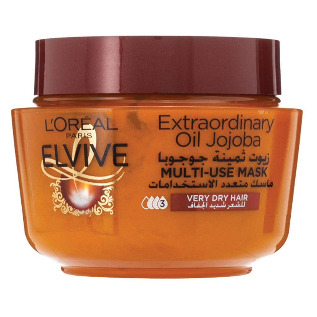 L'oreal Paris Elvive Extraordinary Oil Hair Mask For Very Dry hair 300 mL - Easy Pharmacy LLC