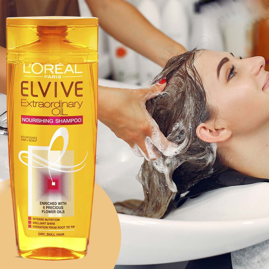 Loreal Paris Elvive Extraordinary Oil Nourishing Shampoo For Dry Hair 200ml - Easy Pharmacy LLC