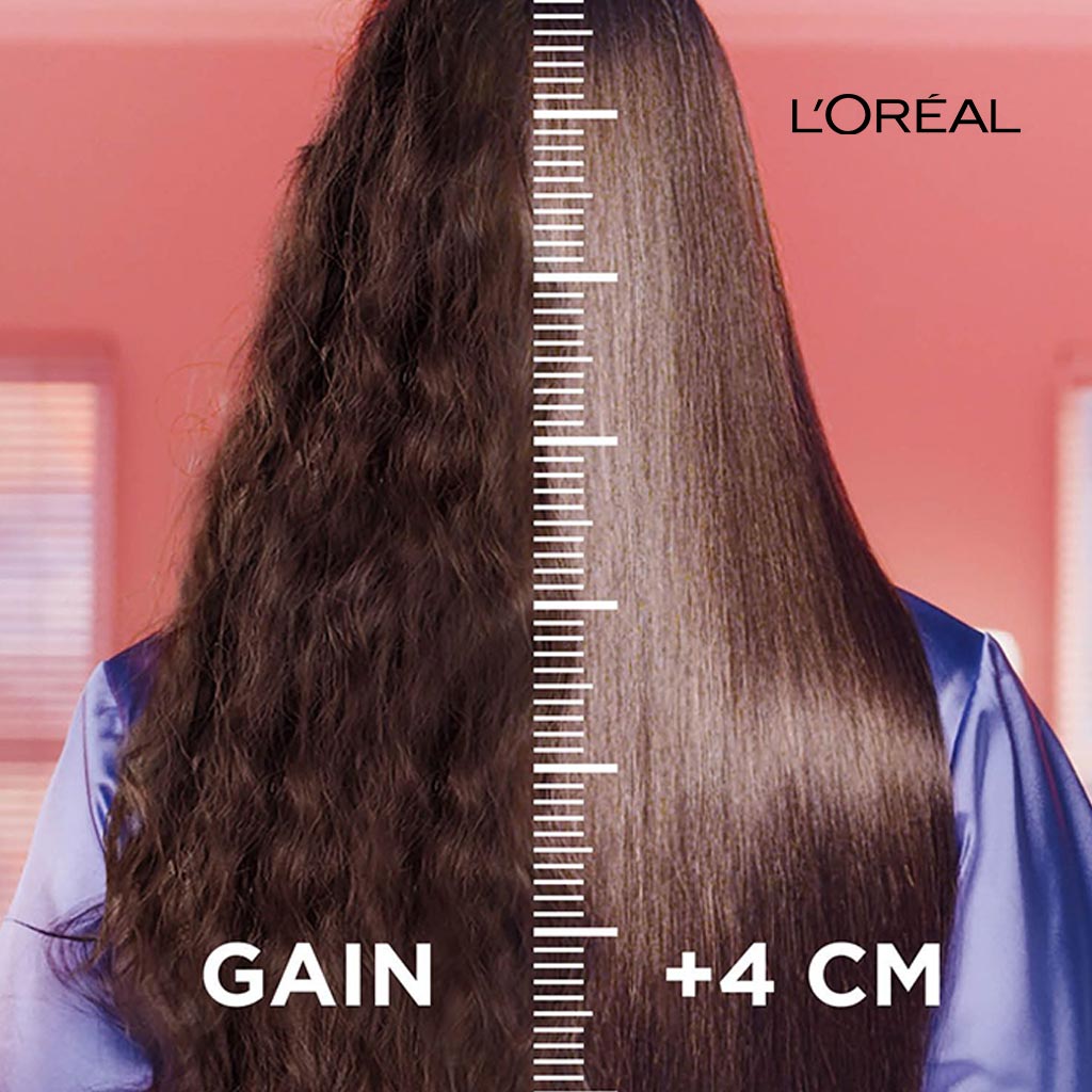 Loreal Paris Elvive Keratin Straight 72H Oil Replacement Cream For Unmanageable & Frizzy Hair 300ml - Easy Pharmacy LLC