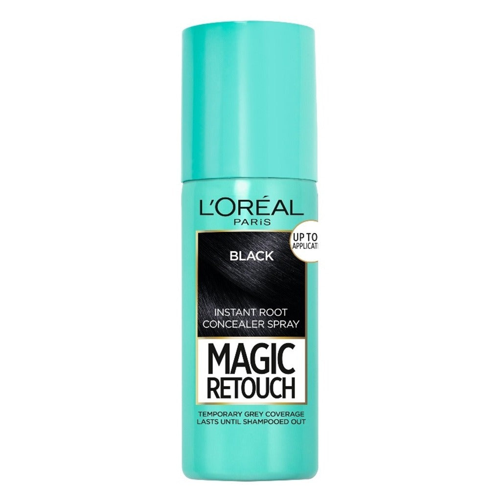 Loreal Paris Magic Retouch Instant Root Concealer Spray Black 75 mL - Easy Pharmacy LLC