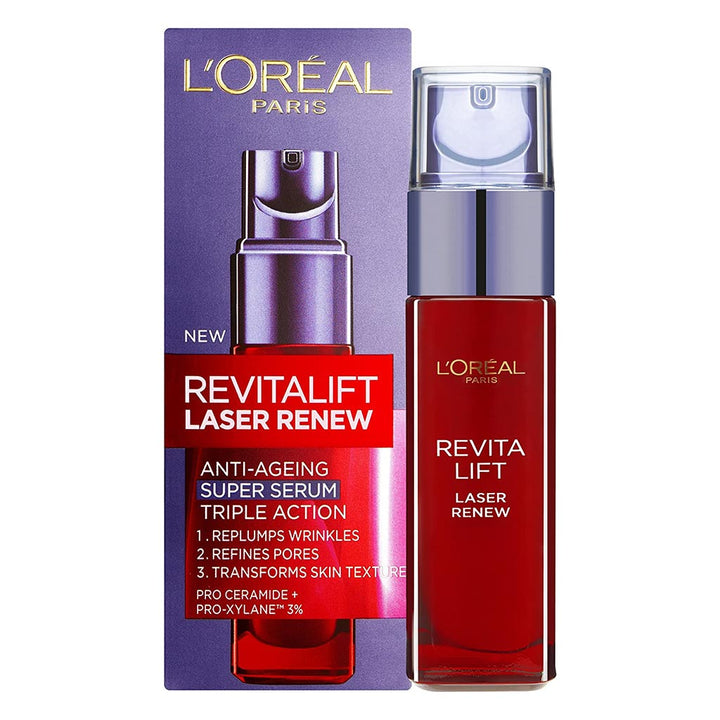 Loreal Paris Revitalift Laser Renew Triple Action Antiaging Facial Super Serum 30ml - Easy Pharmacy LLC