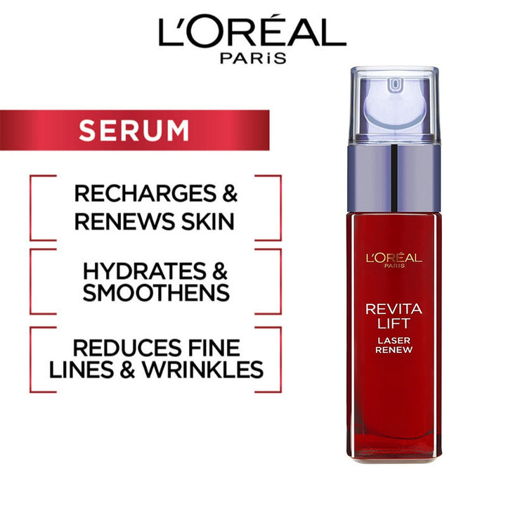 Loreal Paris Revitalift Laser Renew Triple Action Antiaging Facial Super Serum 30ml - Easy Pharmacy LLC