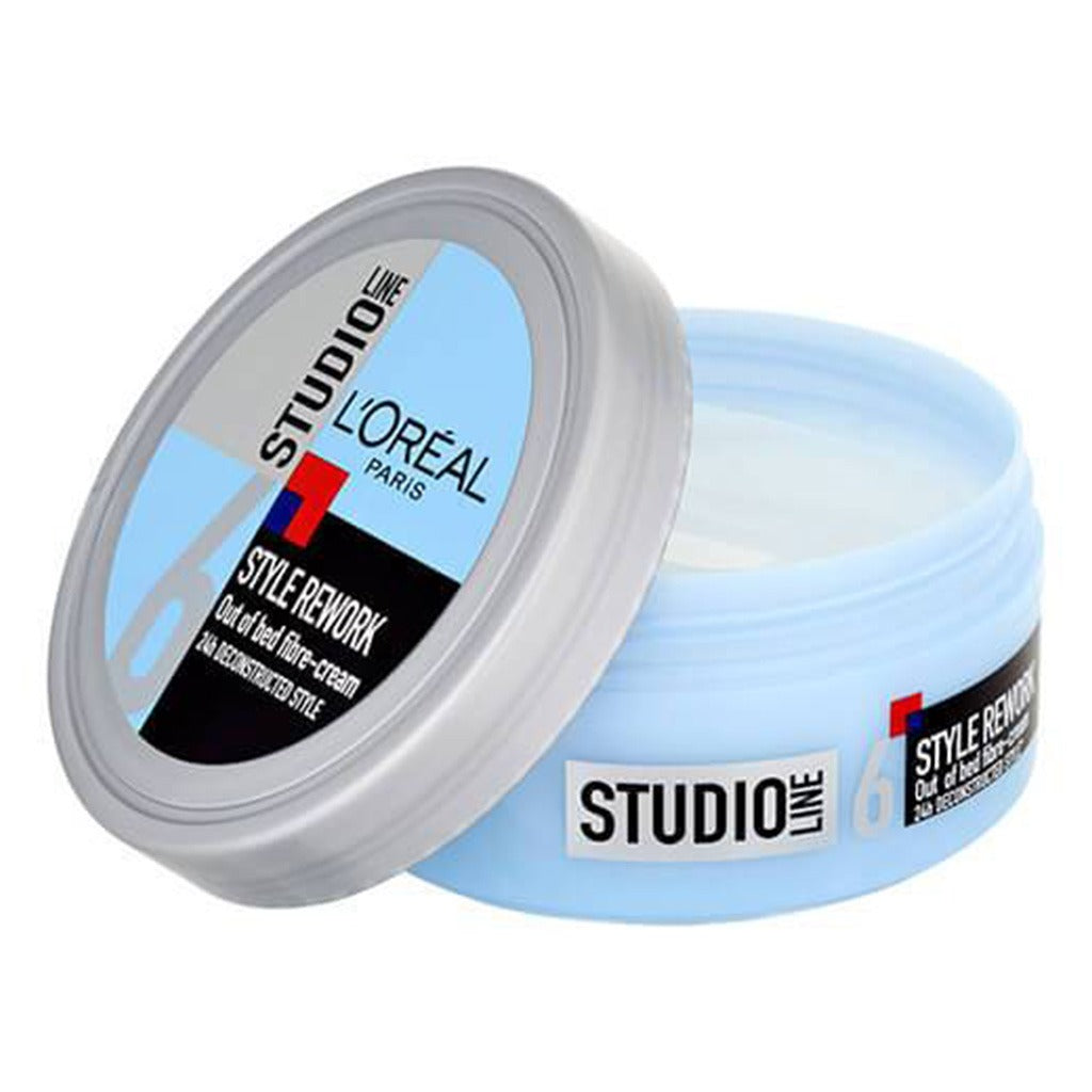 Loreal Studioline Style Rework 24H Out Of Bed Fiber Hair Cream 150 mL - Easy Pharmacy LLC