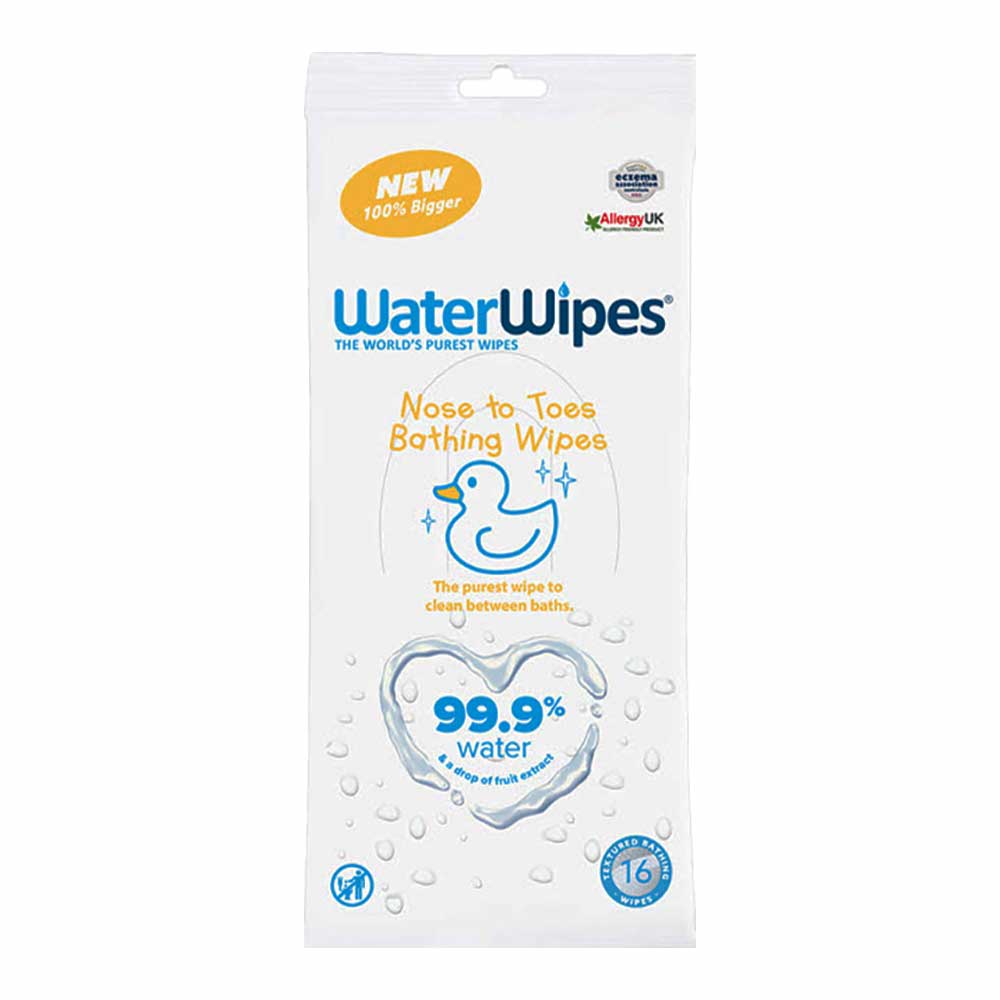 WaterWipes Nose To Toes Bathing Wipes 16's - Easy Pharmacy LLC