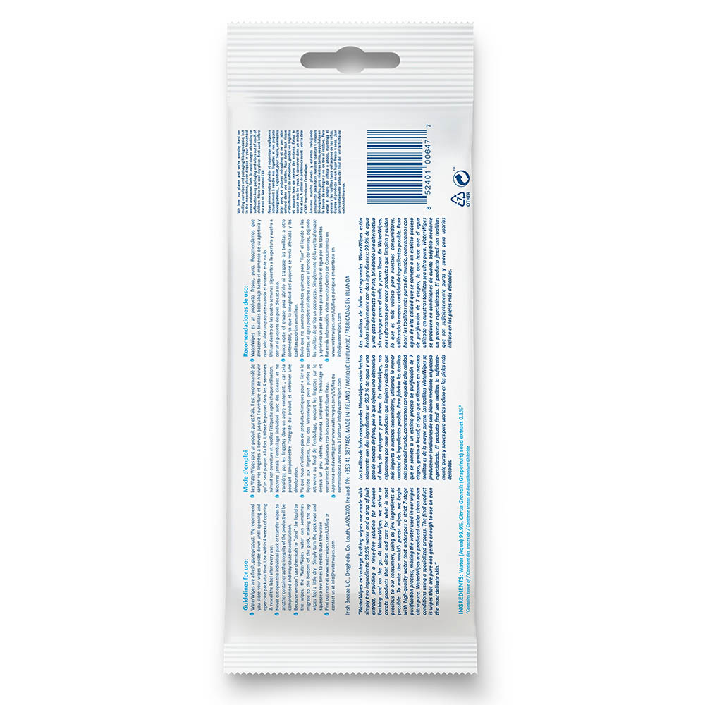 WaterWipes Nose To Toes Bathing Wipes 16's - Easy Pharmacy LLC