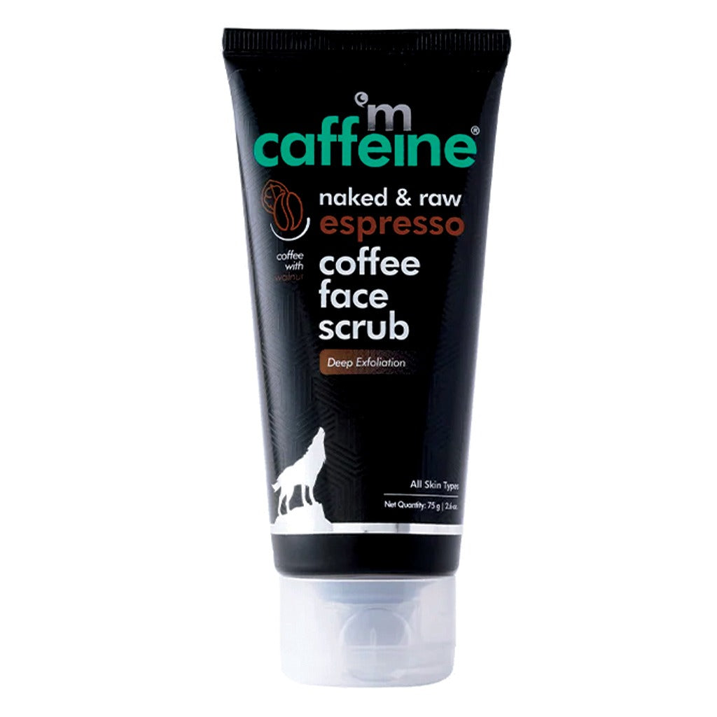 Mcaffeine Naked & Raw Espresso Coffee Face Wash Walnut & Pro-Vitamin B5 75 g - Easy Pharmacy LLC