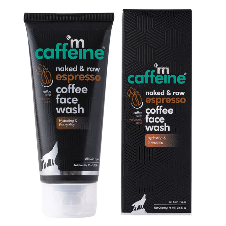 Mcaffeine Naked & Raw Espresso Coffee Face Wash Walnut & Pro-Vitamin B5 75 g - Easy Pharmacy LLC