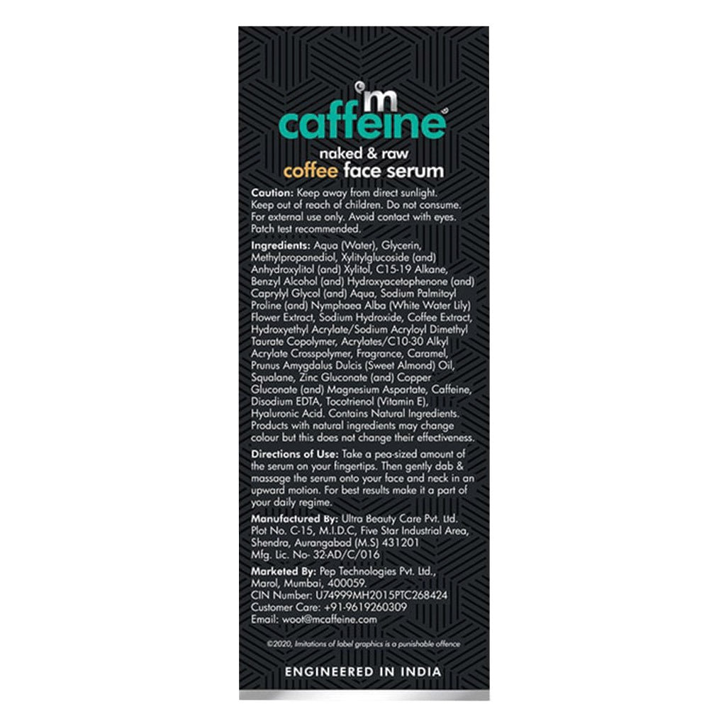 Mcaffeine Naked And Raw Coffee Face Serum 40 mL - Easy Pharmacy LLC