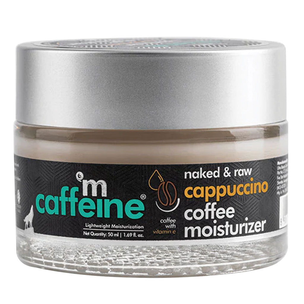 Mcaffeine Naked And Raw Cappuccino Coffee Face Moisturizer With Vitamin E And Almond Milk 50 mL - Easy Pharmacy LLC