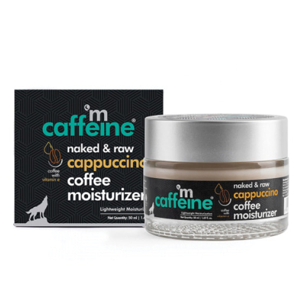 Mcaffeine Naked And Raw Cappuccino Coffee Face Moisturizer With Vitamin E And Almond Milk 50 mL - Easy Pharmacy LLC