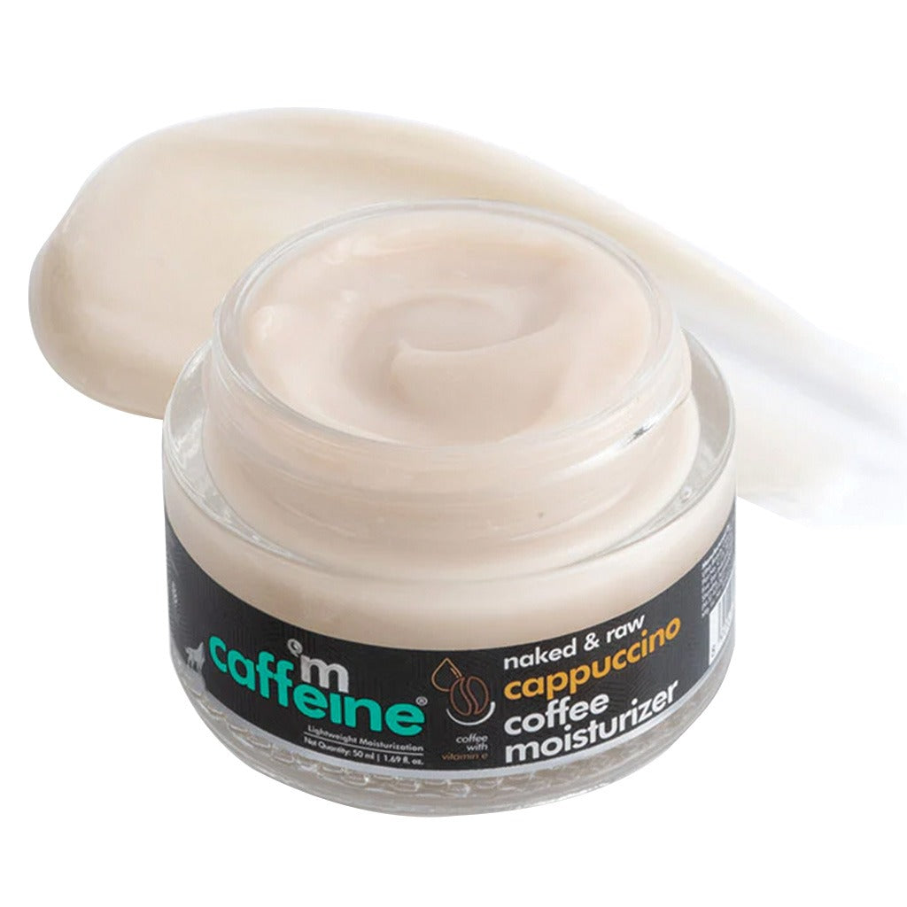 Mcaffeine Naked And Raw Cappuccino Coffee Face Moisturizer With Vitamin E And Almond Milk 50 mL - Easy Pharmacy LLC