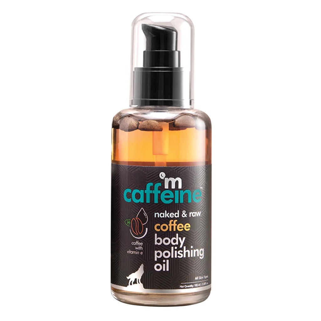 Mcaffeine Naked & Raw Coffee Body Polishing Oil With Vitamin E 100 mL - Easy Pharmacy LLC