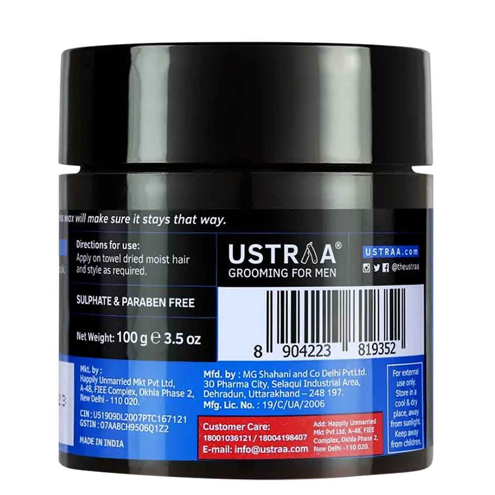Ustraa Hair Wax Strong Hold Matte Look For Men 100 g - Easy Pharmacy LLC
