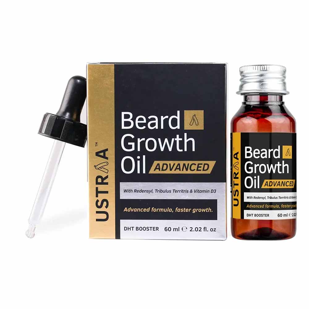 Ustraa Beard Growth Oil Advanced Formula 60 mL - Easy Pharmacy LLC