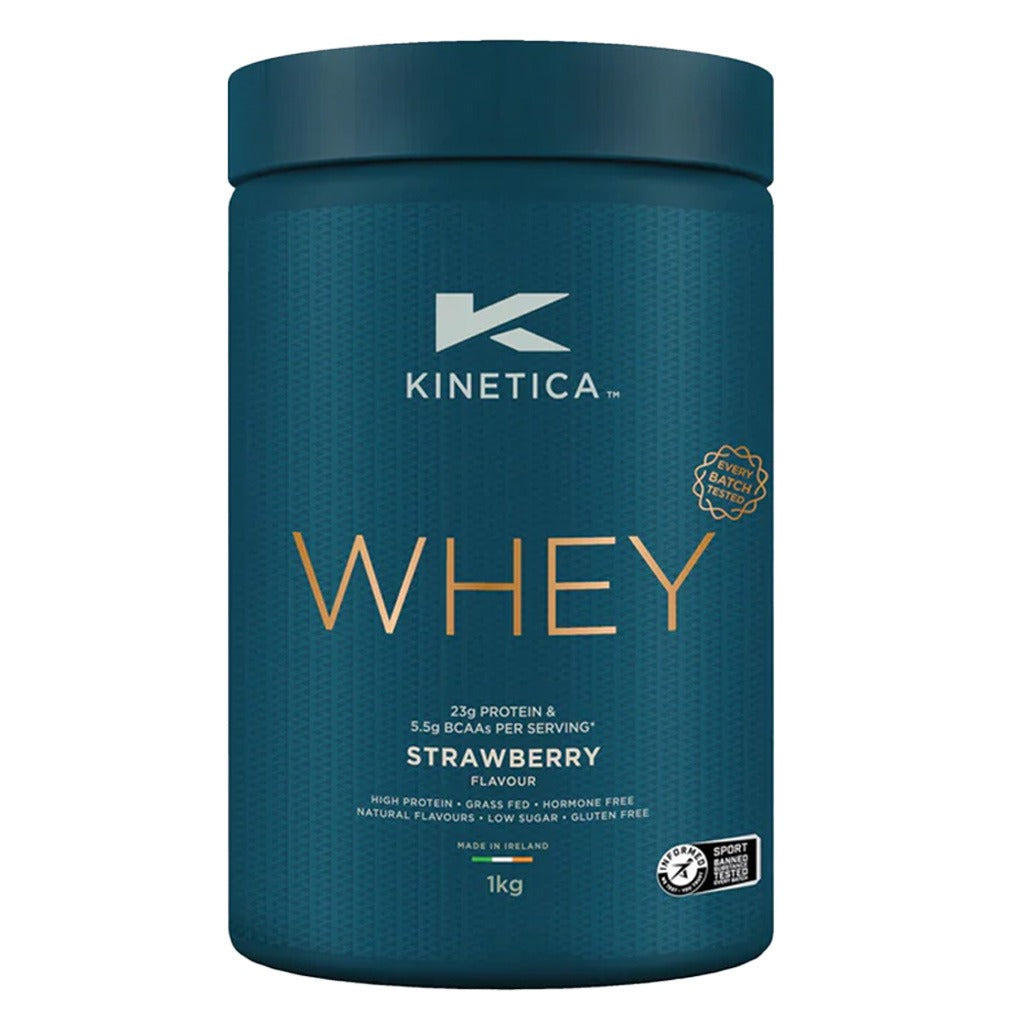 Kinetica Whey Protein Powder Strawberry 1000 g - Easy Pharmacy LLC