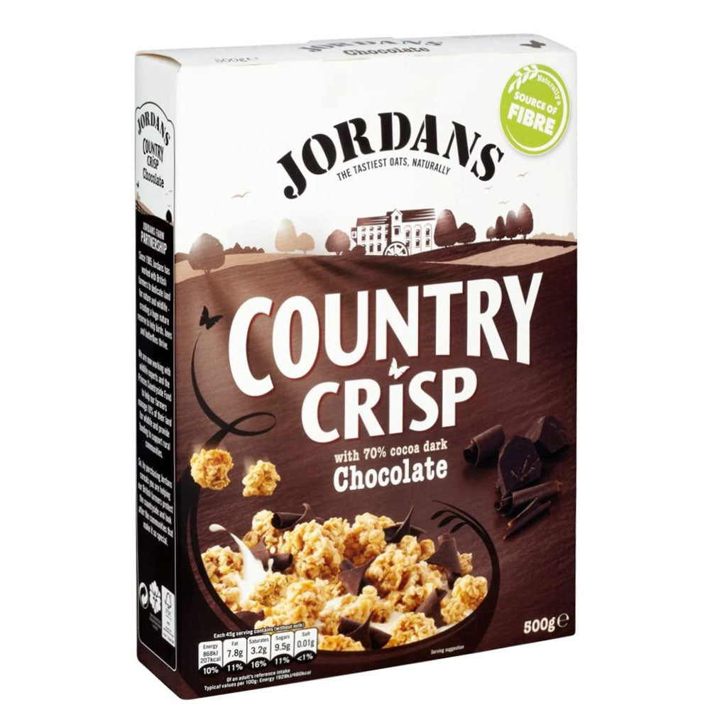 Jordans Country Crisp Dark Chocolate Granola 500 g - Easy Pharmacy LLC