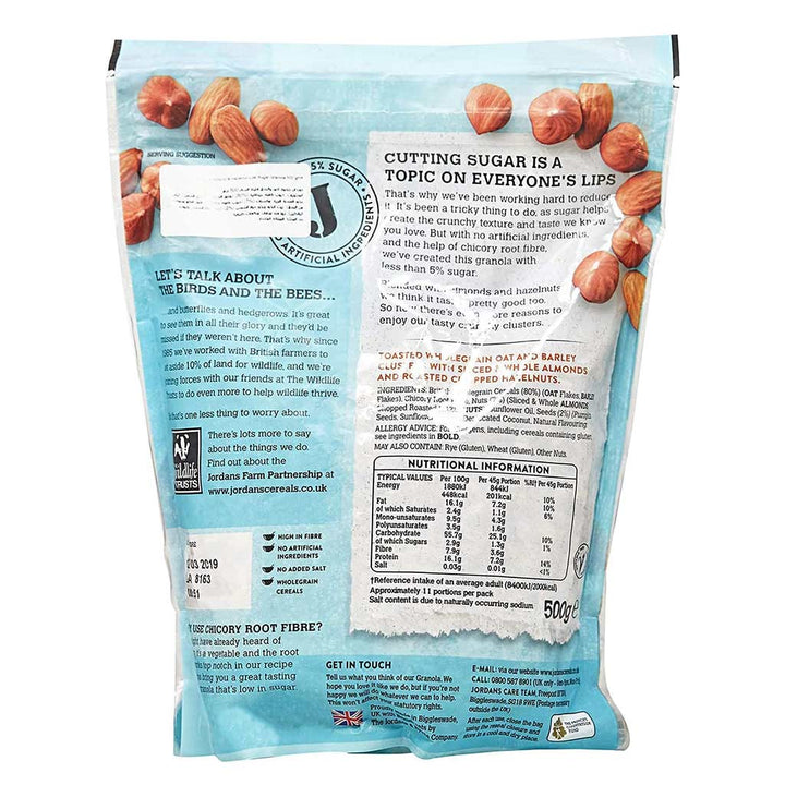 Jordans Low Sugar Almond & Hazelnut Granola 500 g - Easy Pharmacy LLC
