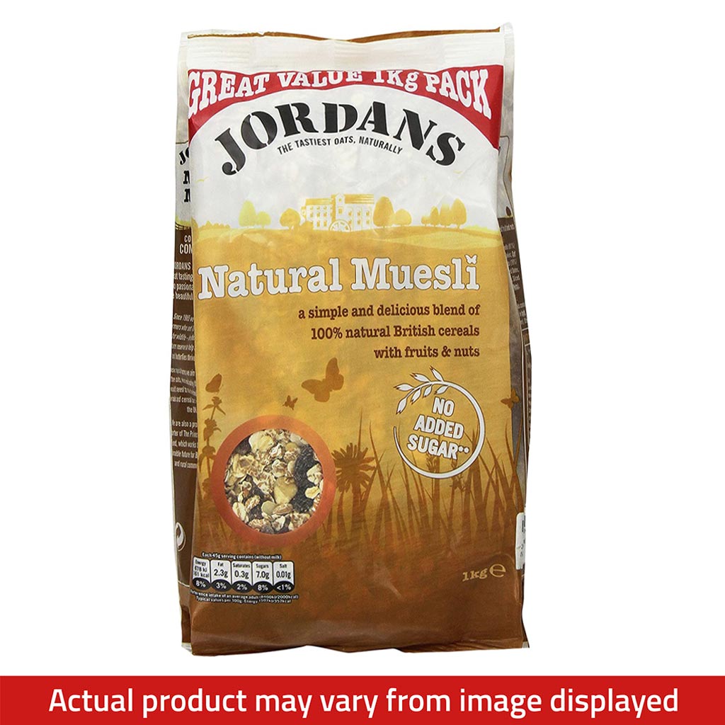 Jordans Natural Muesli 1 kg - Easy Pharmacy LLC