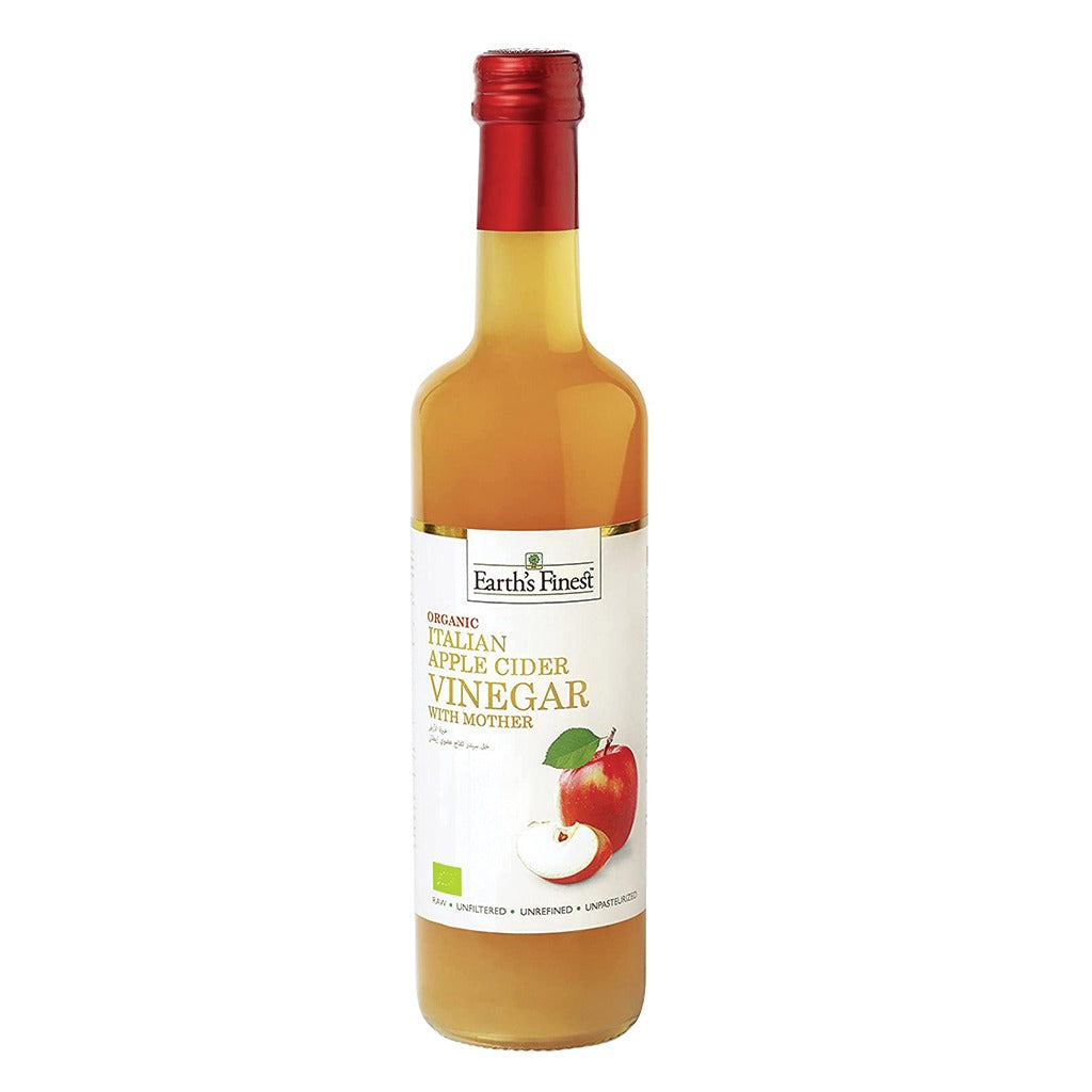 Earth's Finest Organic Italian Apple Cider Vinegar With Mother 500 mL - Easy Pharmacy LLC