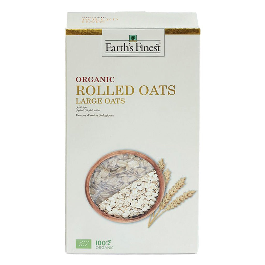 Earth's Finest Organic Rolled Oats 500 g - Easy Pharmacy LLC