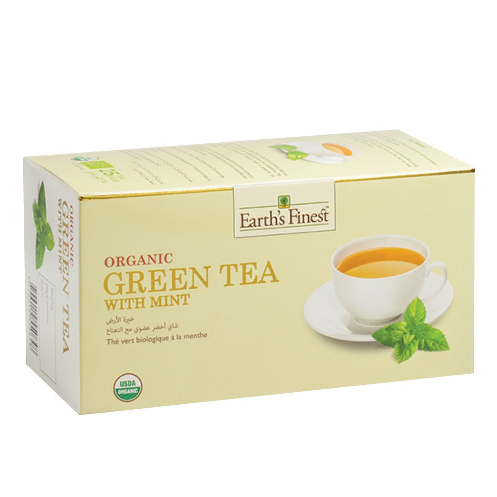 Earth's Finest Organic Green Tea with Mint 25's - Easy Pharmacy LLC