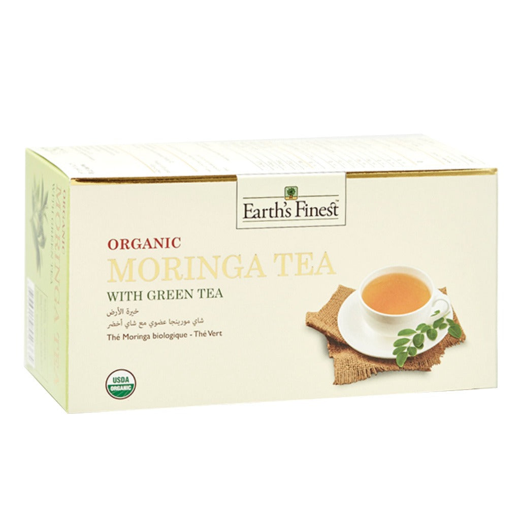 Earth's Finest Organic Moringa Tea with Green Tea 25's - Easy Pharmacy LLC