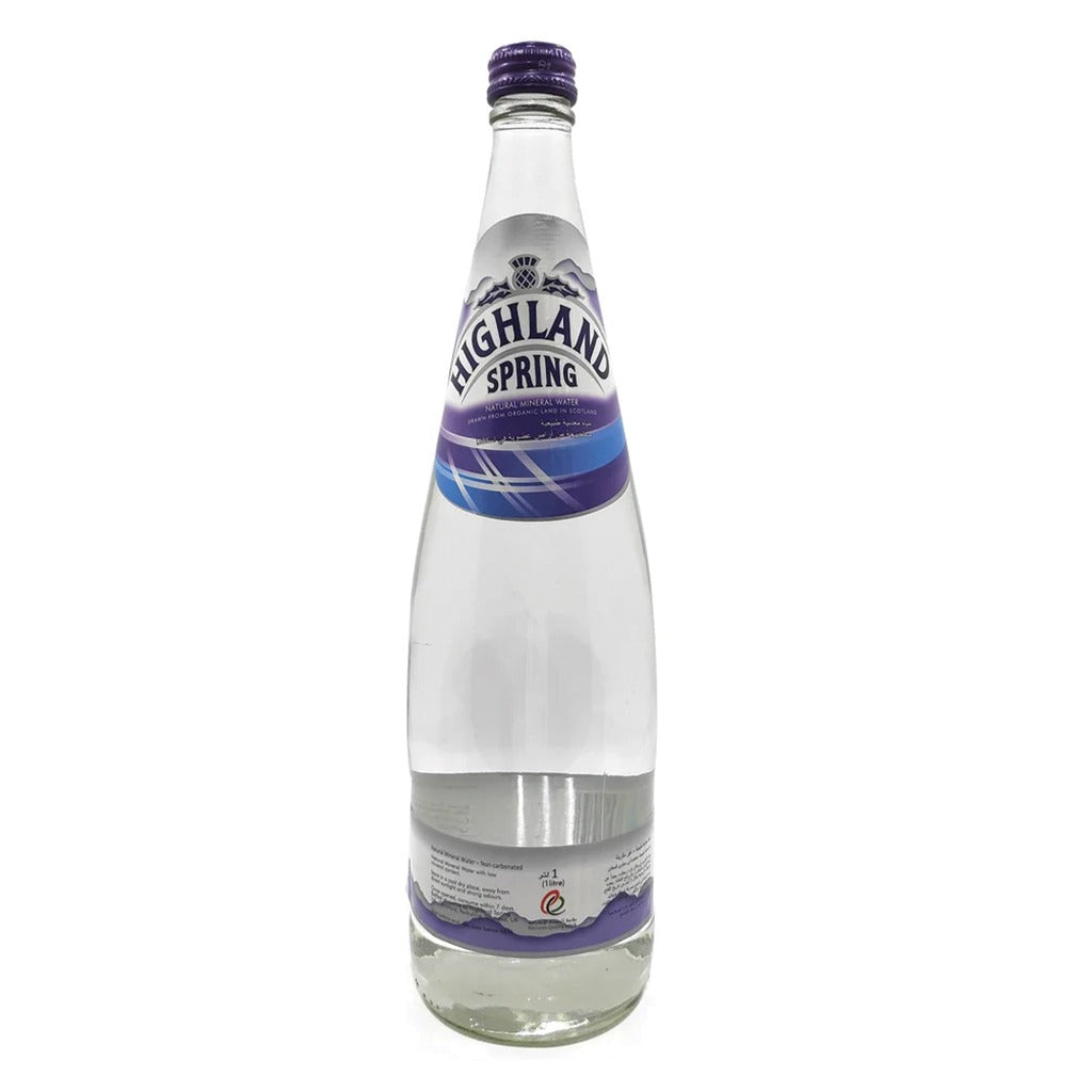 Highland Spring Natural Mineral Water Glass 1000 mL - Easy Pharmacy LLC