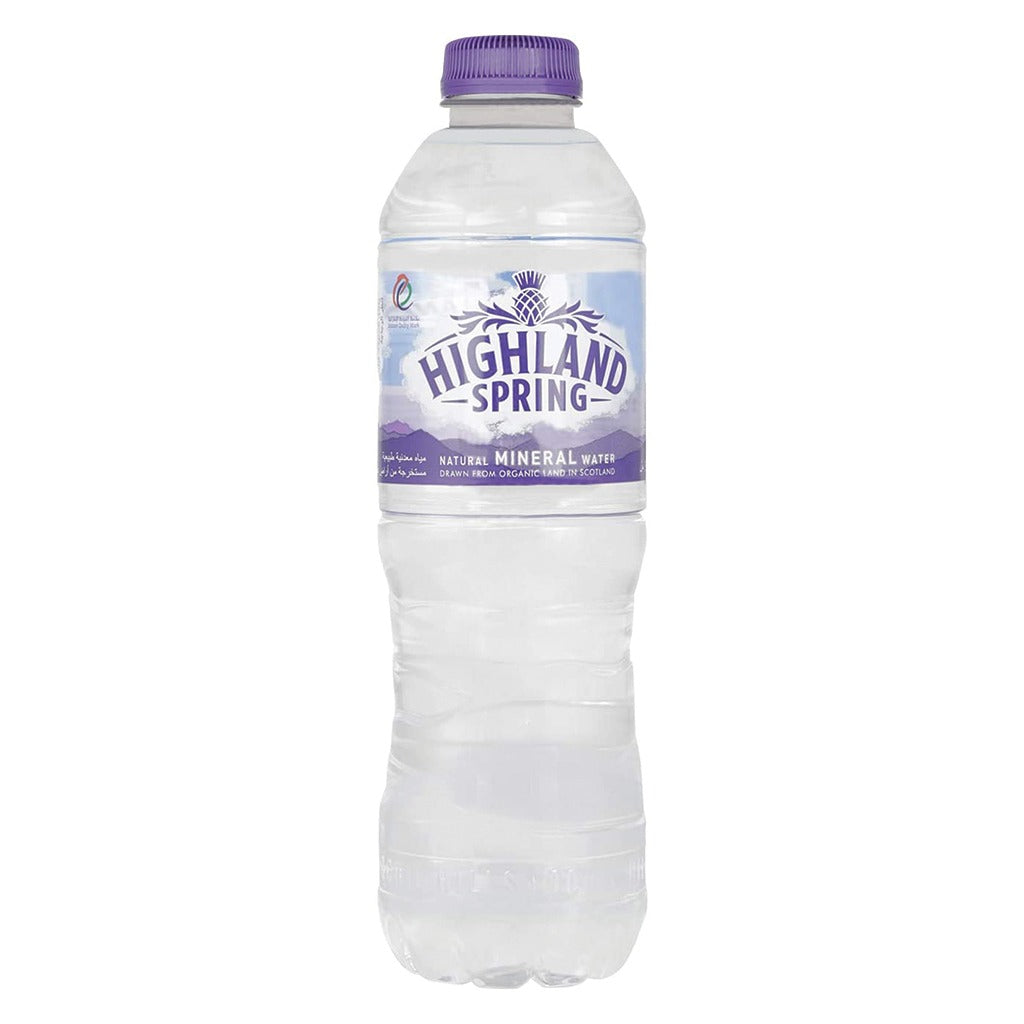 Highland Spring Natural Mineral Water PET 500 mL 6's - Easy Pharmacy LLC