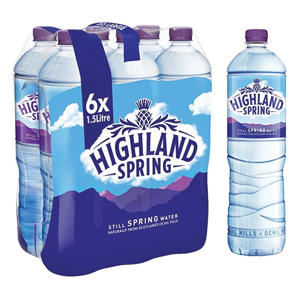 Highland Spring Still Spring Water PET 1500 mL 6's - Easy Pharmacy LLC