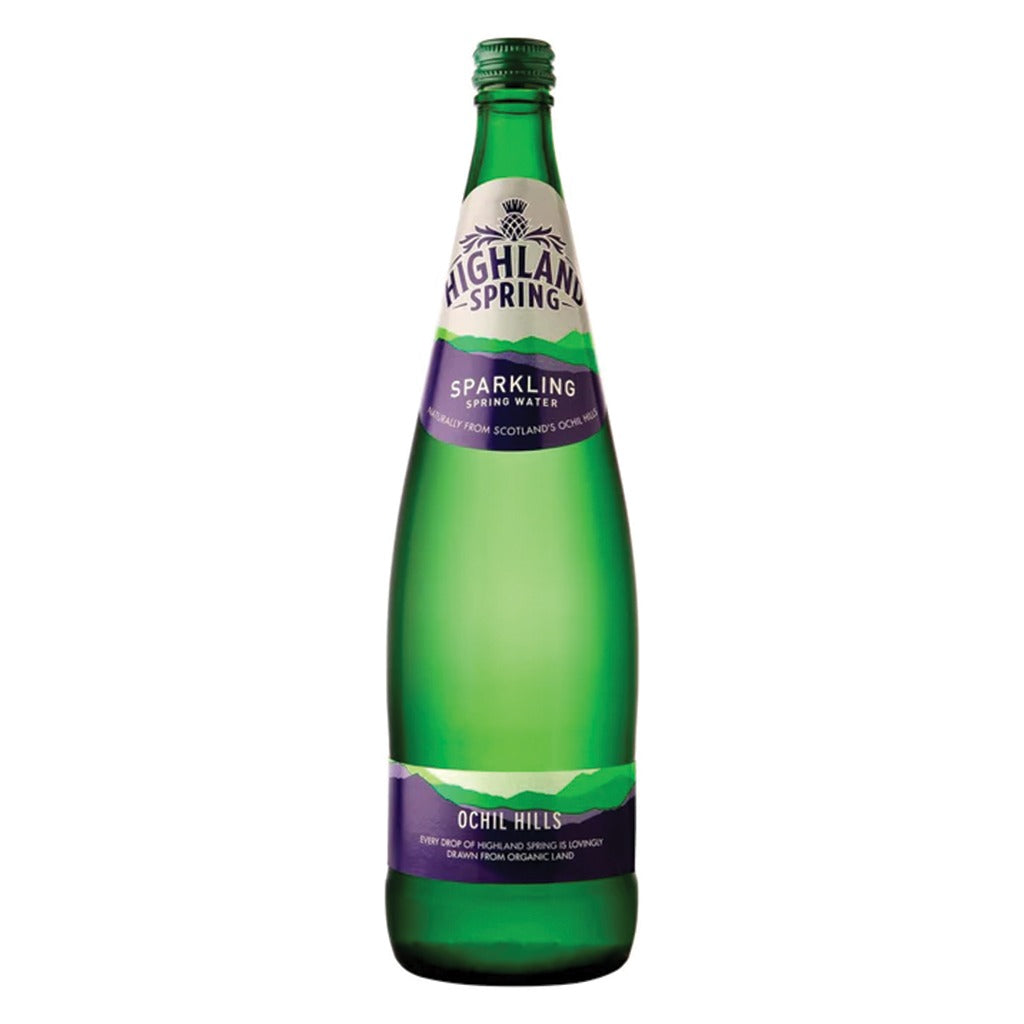 Highland Spring Sparkling Spring Water Glass 1000 mL - Easy Pharmacy LLC