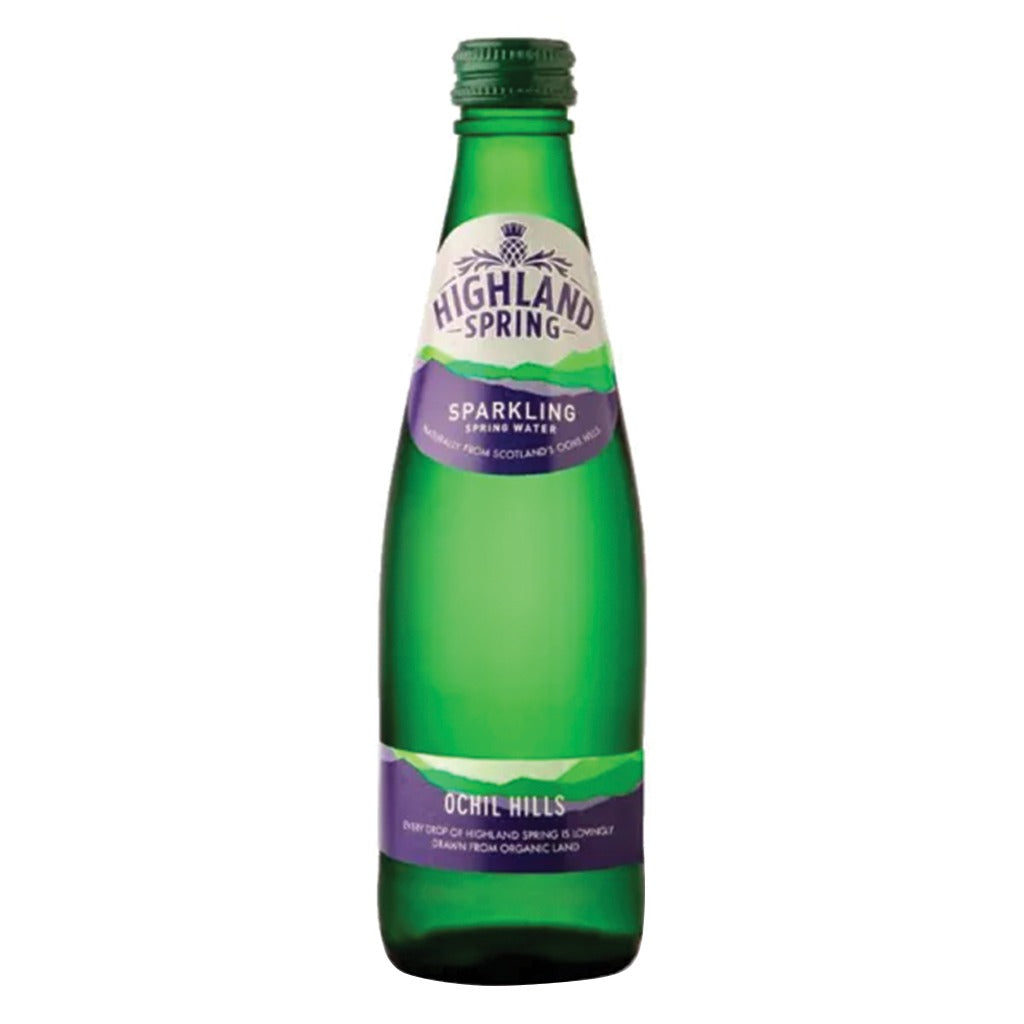 Highland Spring Sparkling Spring Water Glass 330 mL - Easy Pharmacy LLC