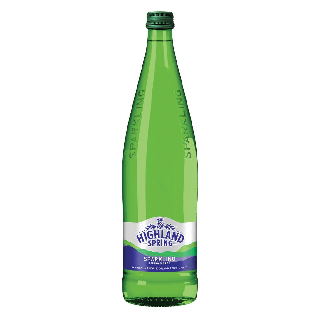 Highland Spring Sparkling Spring Water Glass 750 mL - Easy Pharmacy LLC