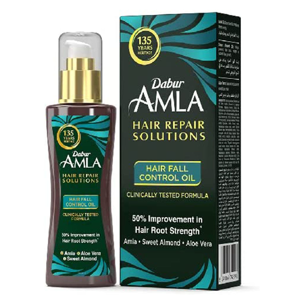 Dabur Amla Hair Repair Solutions Hair Fall Control Oil For Strong & Thick Hair 150ml - Easy Pharmacy LLC