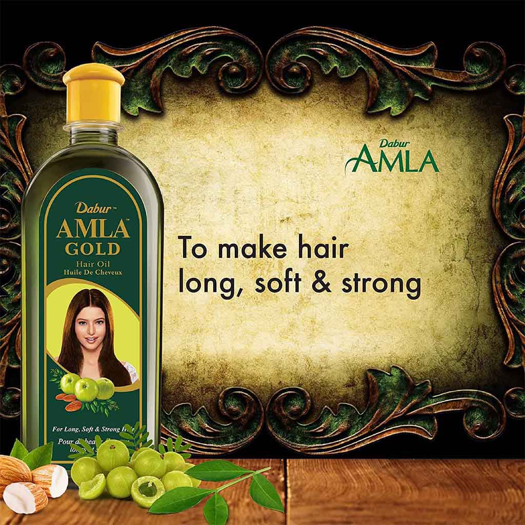 Dabur Amla Gold Hair Oil For Dry And Damaged Hair 200ml - Easy Pharmacy LLC