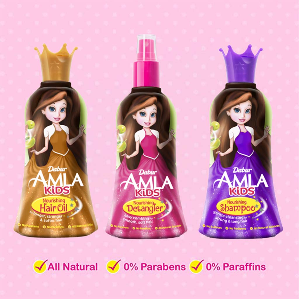 Dabur Amla Kids Nourishing Detangler Hair Spray 200 mL - Easy Pharmacy LLC