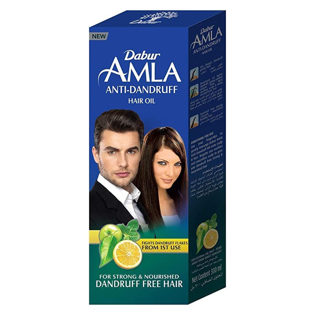 Dabur Amla Anti-Dandruff Hair Oil 300ml - Easy Pharmacy LLC