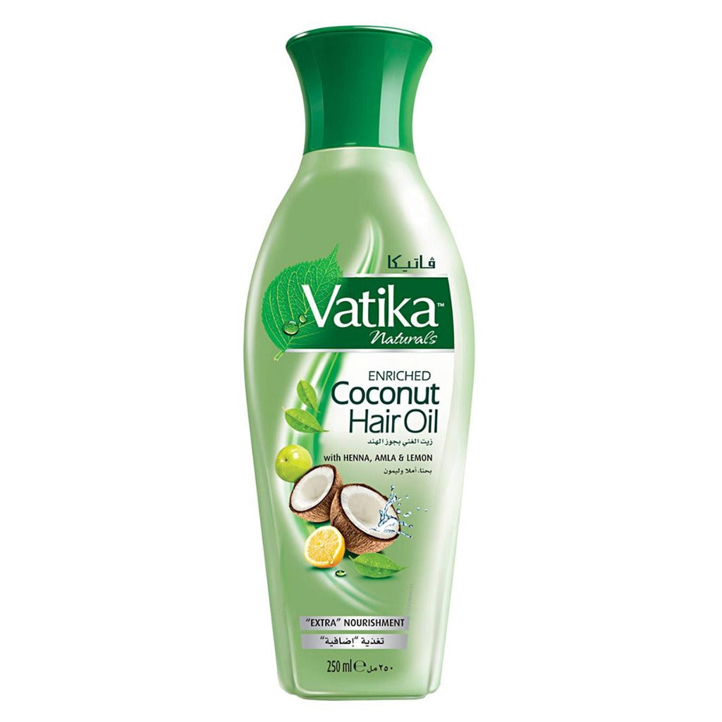 Dabur Vatika Naturals Coconut Enriched Nourishing Hair Oil For Problem-Free Hair 250ml - Easy Pharmacy LLC