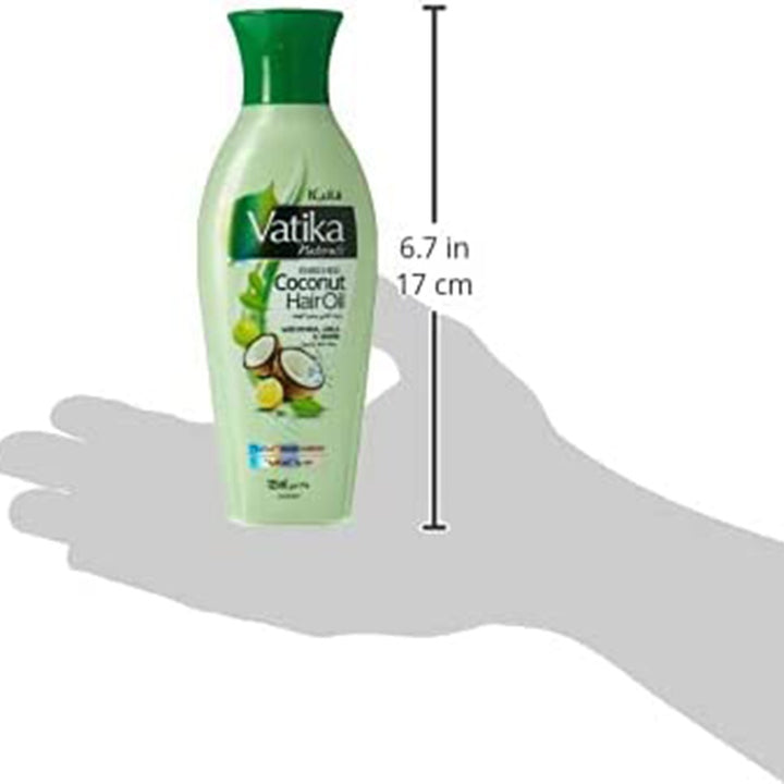 Dabur Vatika Naturals Coconut Enriched Nourishing Hair Oil For Problem-Free Hair 250ml - Easy Pharmacy LLC
