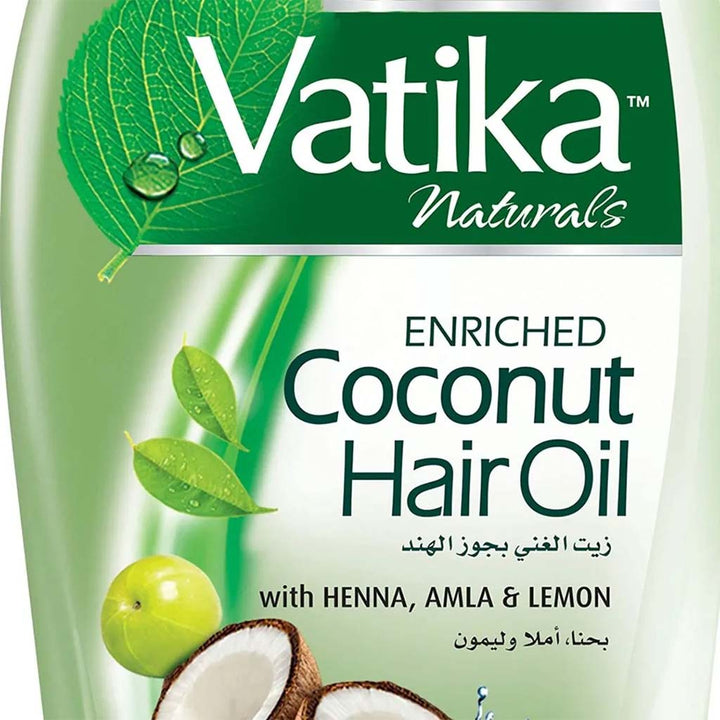 Dabur Vatika Naturals Coconut Enriched Nourishing Hair Oil For Problem-Free Hair 400ml - Easy Pharmacy LLC