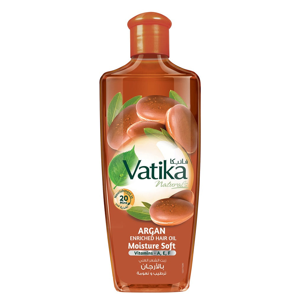 Dabur Vatika Naturals Argan Moisturising Hair Oil 200ml - Easy Pharmacy LLC