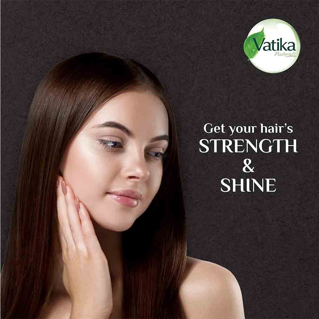Dabur Vatika Naturals Black Seed Enriched Hair Oil For Strong & Shiny Hair 200ml - Easy Pharmacy LLC