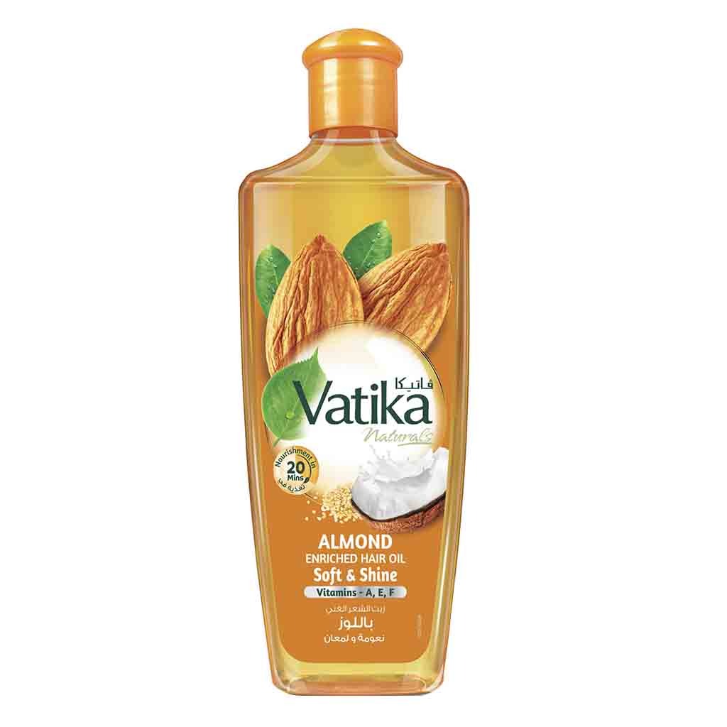 Dabur Vatika Naturals Soft & shine Almond Enriched Hair Oil 300ml - Easy Pharmacy LLC