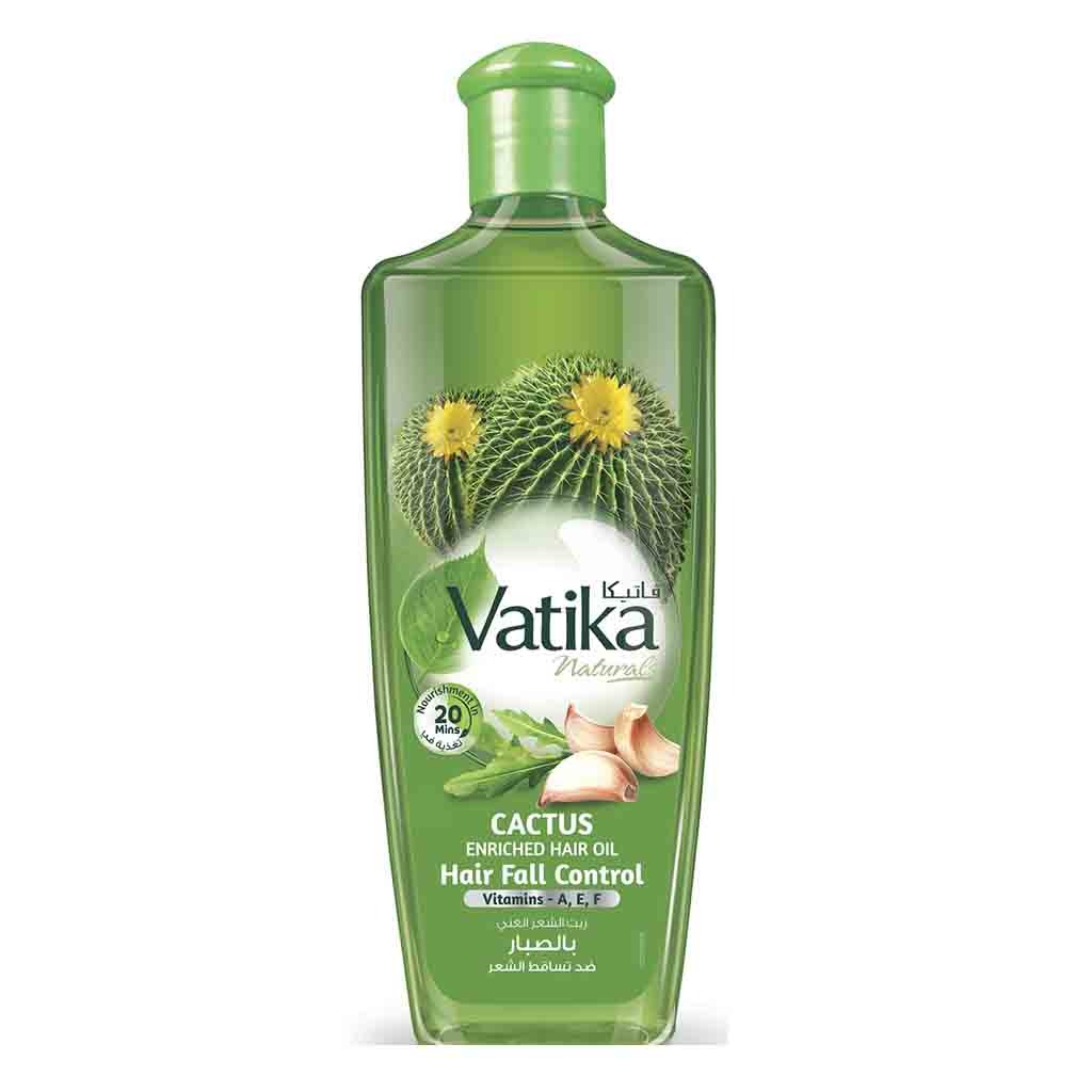 Dabur Vatika Naturals Cactus Enriched Hair Fall Control Hair Oil 300ml - Easy Pharmacy LLC