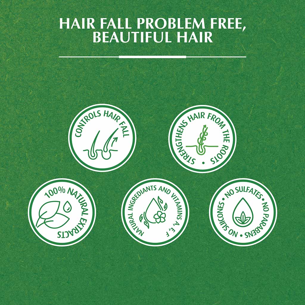 Dabur Vatika Naturals Cactus Enriched Hair Fall Control Hair Oil 300ml - Easy Pharmacy LLC