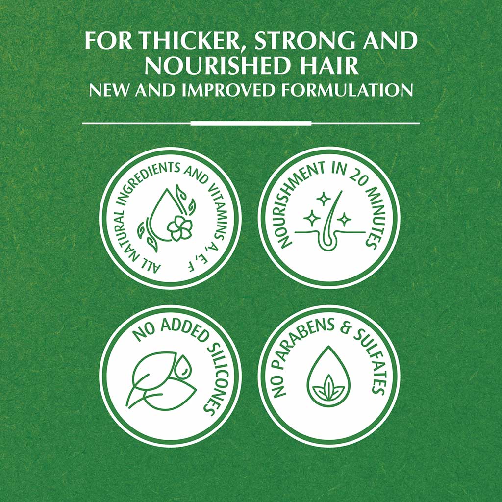 Dabur Vatika Naturals Castor Enriched Hair Oil For Thicker Hair 200ml - Easy Pharmacy LLC