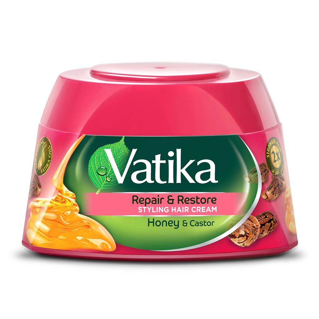 Dabur Vatika Honey & Castor Repair & Restore Styling Hair Cream 140ml - Easy Pharmacy LLC